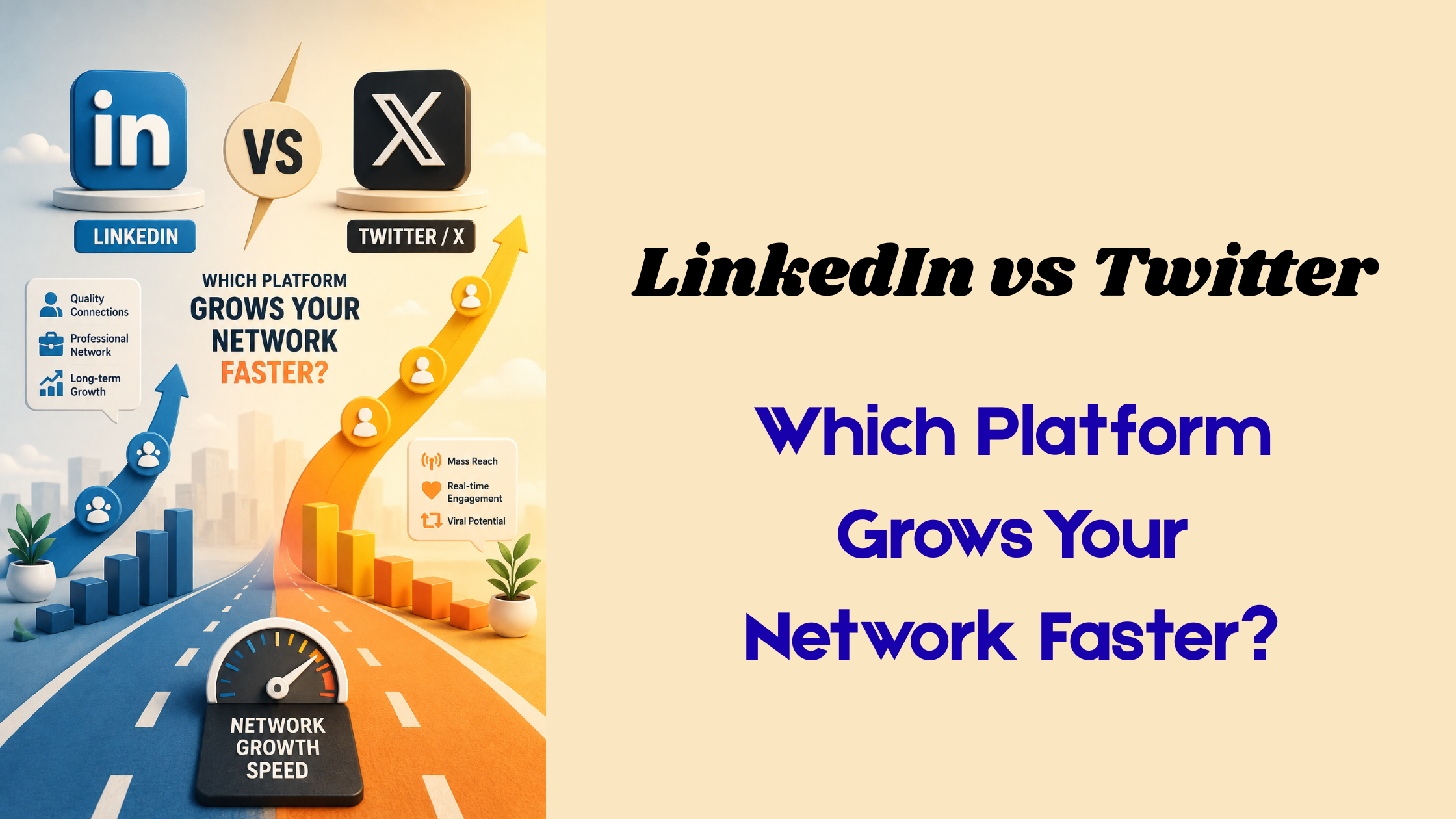 LinkedIn vs Twitter: Which Platform Grows Your Network Faster?