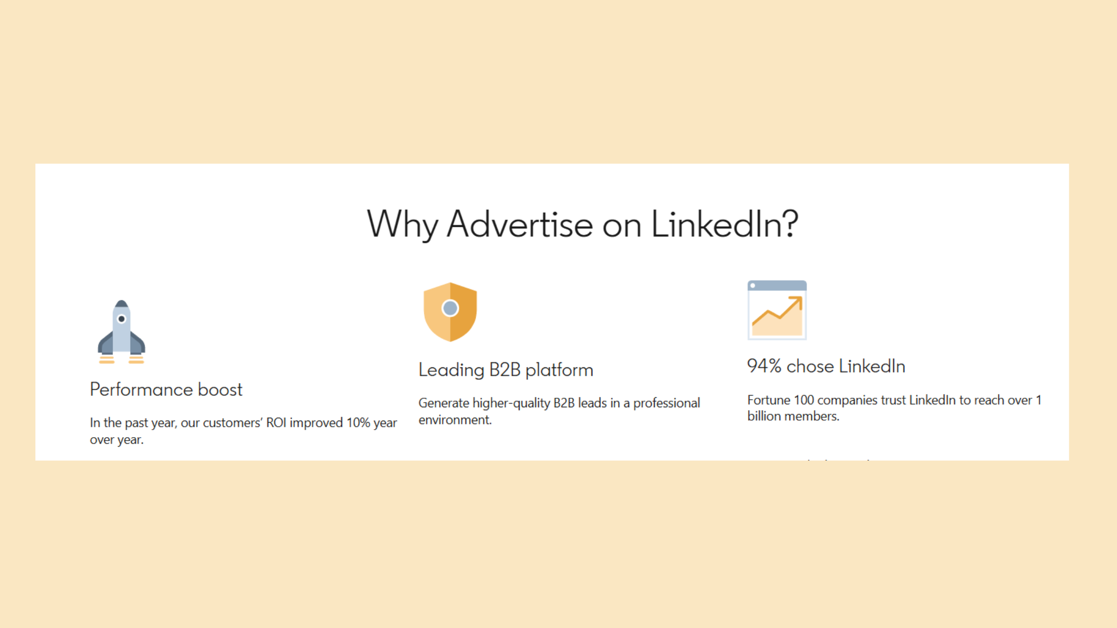 LinkedIn advertising