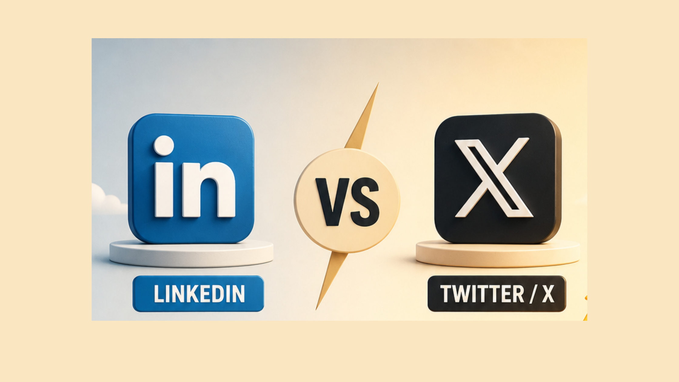 LinkedIn vs Twitter