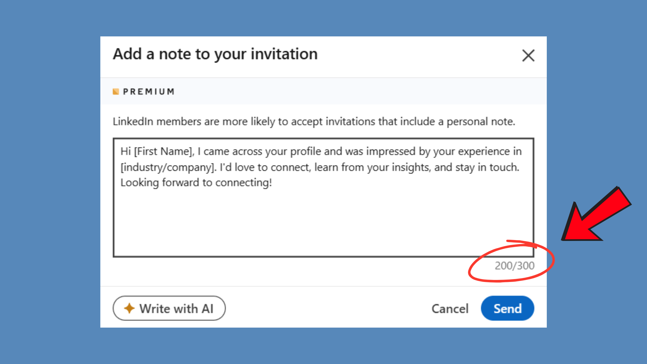LinkedIn Connection Request Character Limit