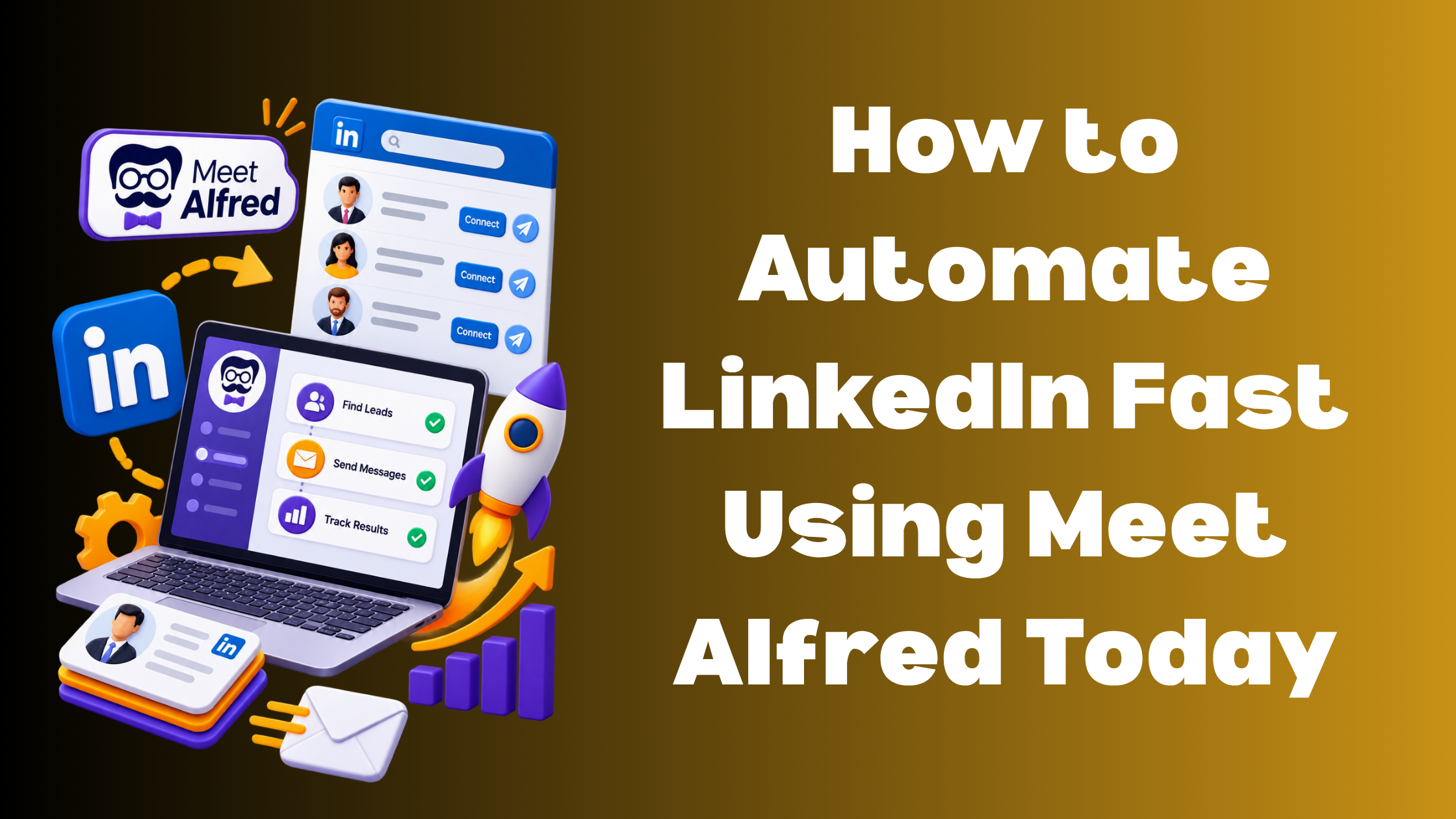 How to Automate LinkedIn Fast Using Meet Alfred Today