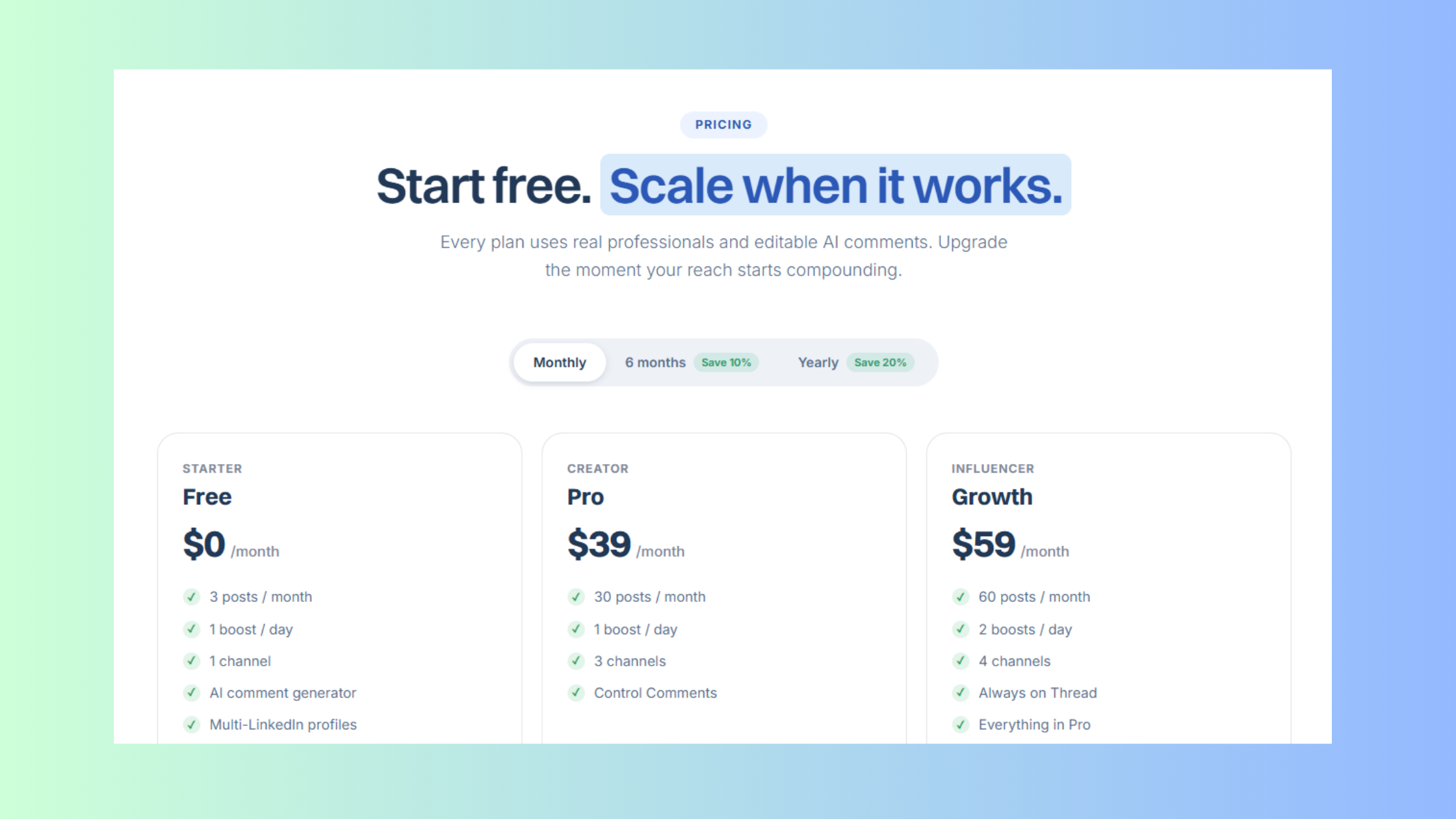 HyperClapper Pricing Plans