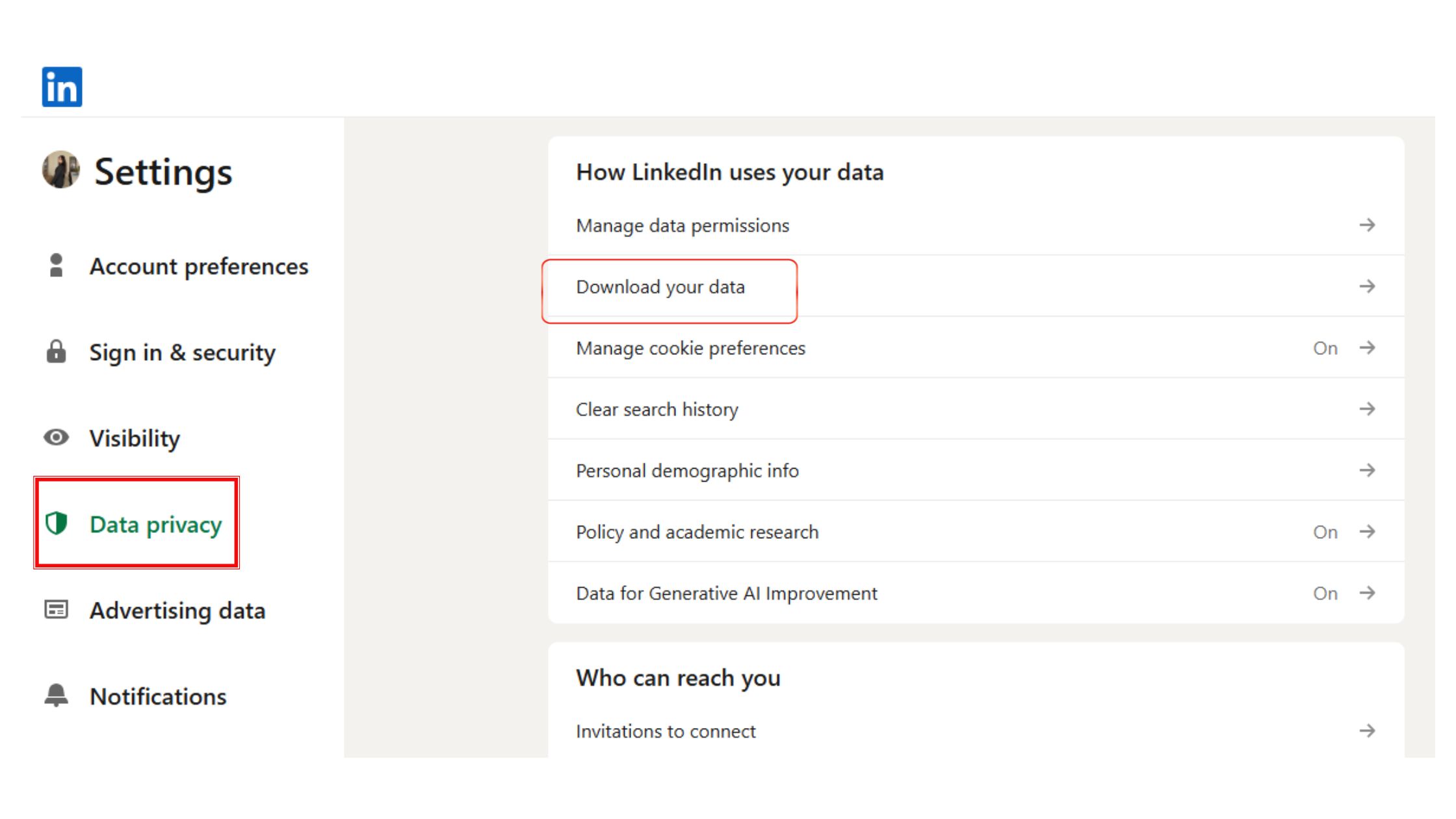 What LinkedIn Data Export Actually Means