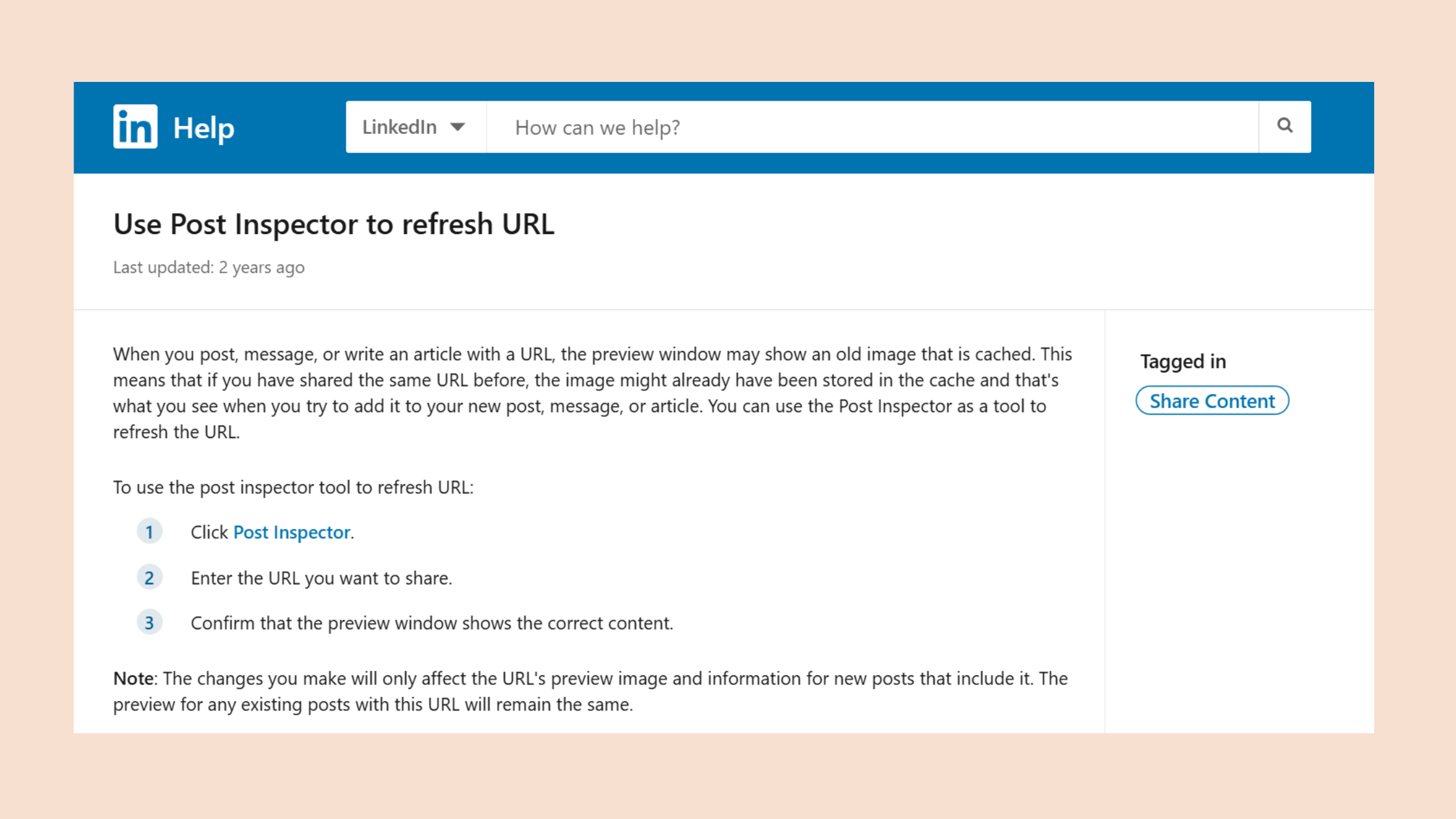 What the LinkedIn Post Inspector