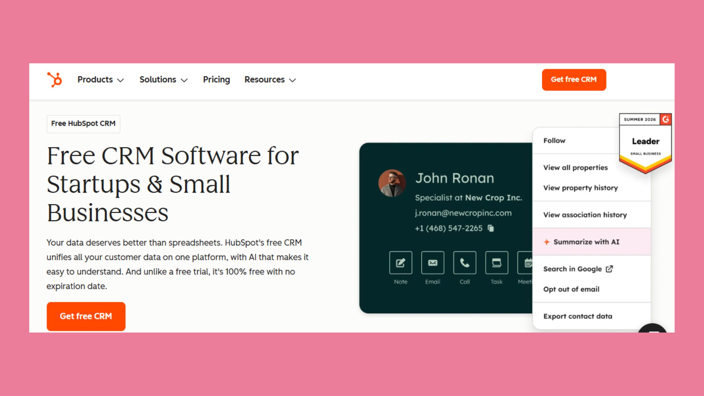HubSpot CRM