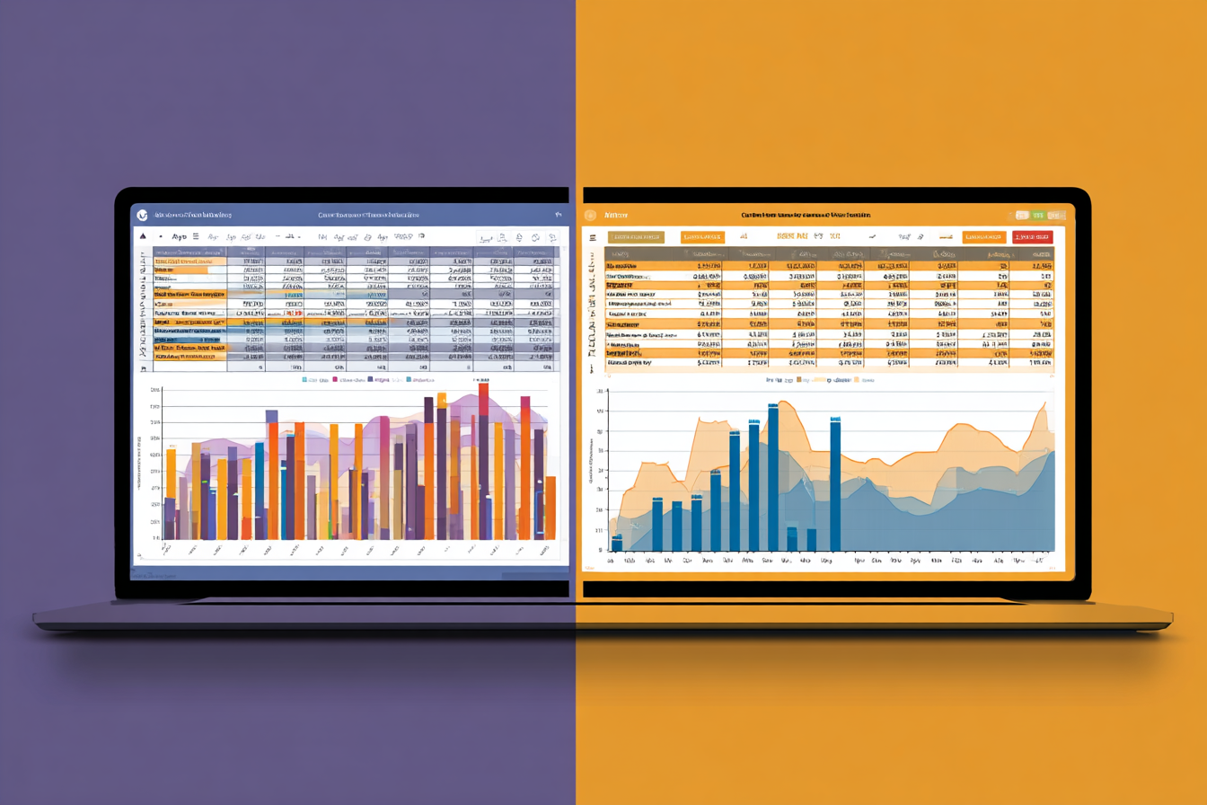 spreadsheet vs. asset management dashboard comparison