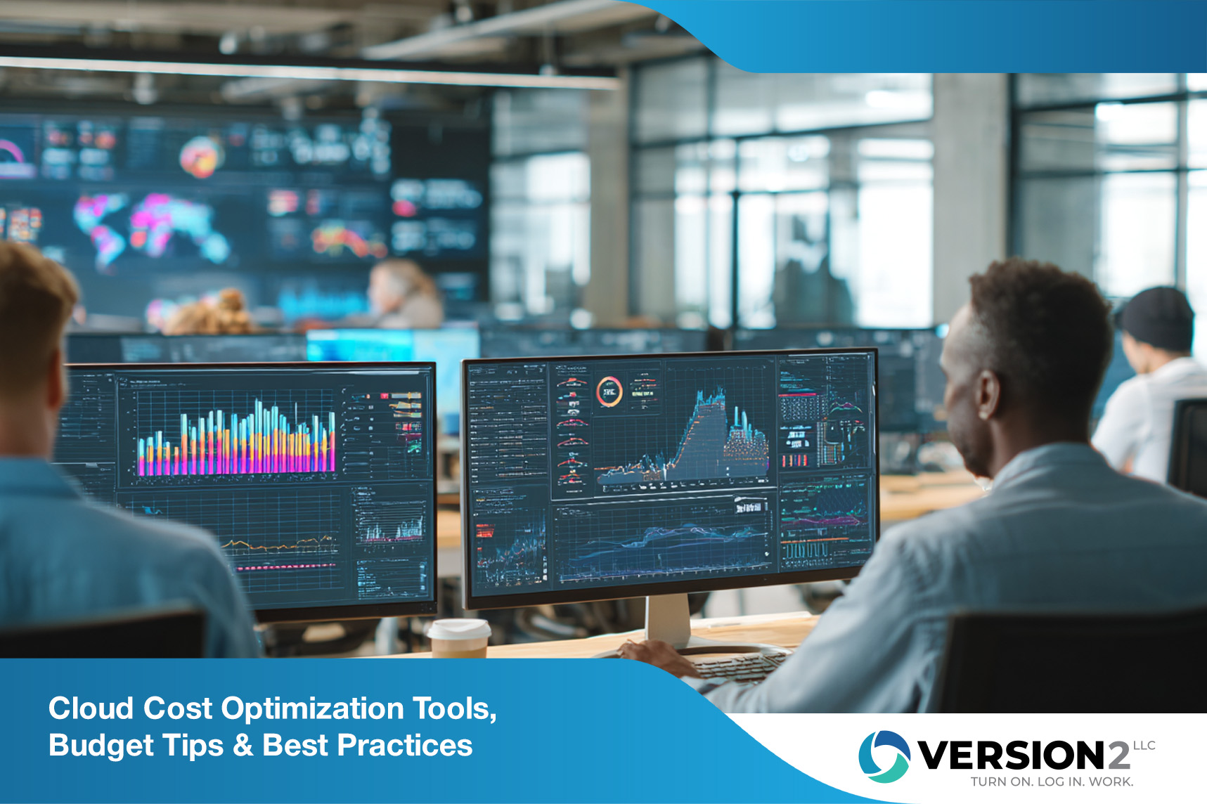 IT security agent working on his powerhouse software.