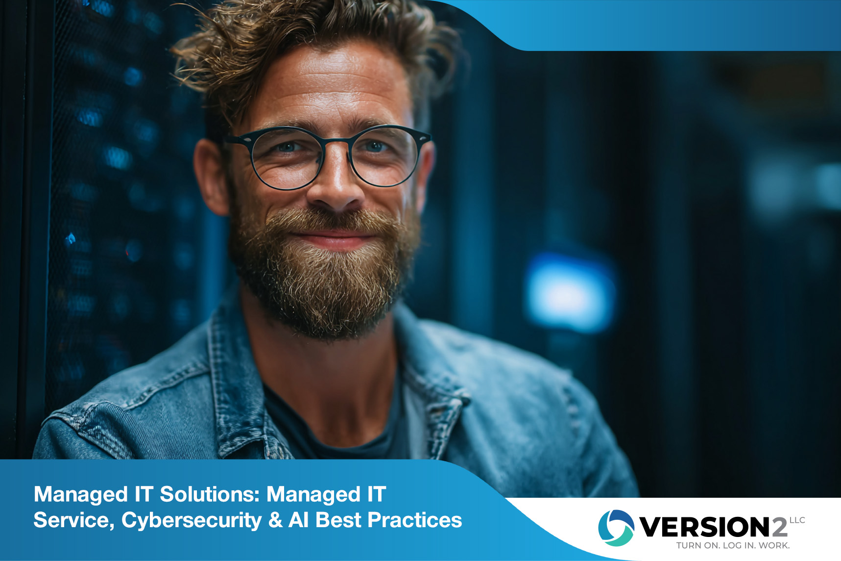 IT security agent working on his powerhouse software.