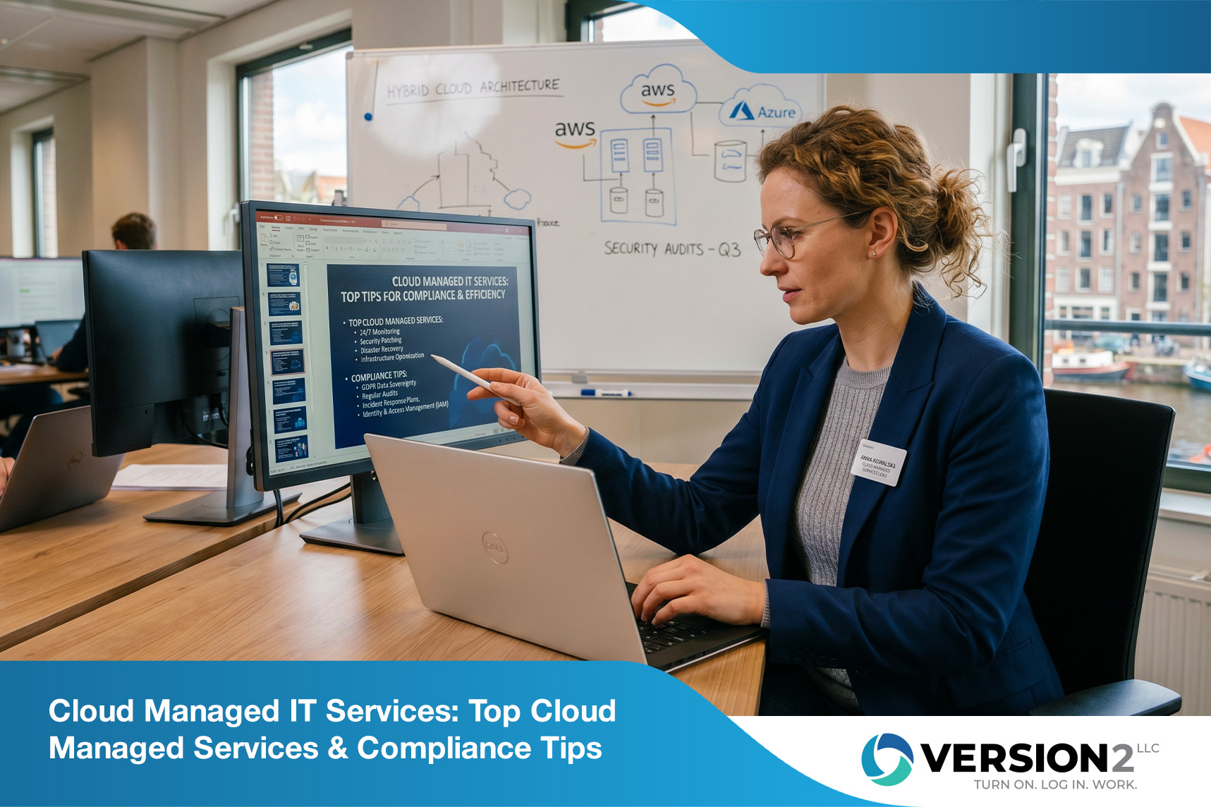 IT security agent working on his powerhouse software.