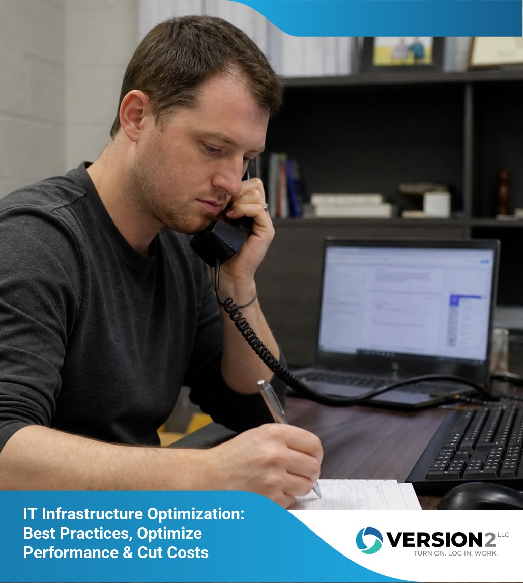 IT security agent working on his powerhouse software.