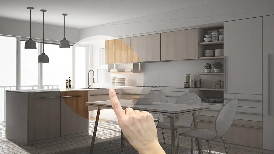 modern office space [background image]