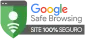 Selo de segurança Google.