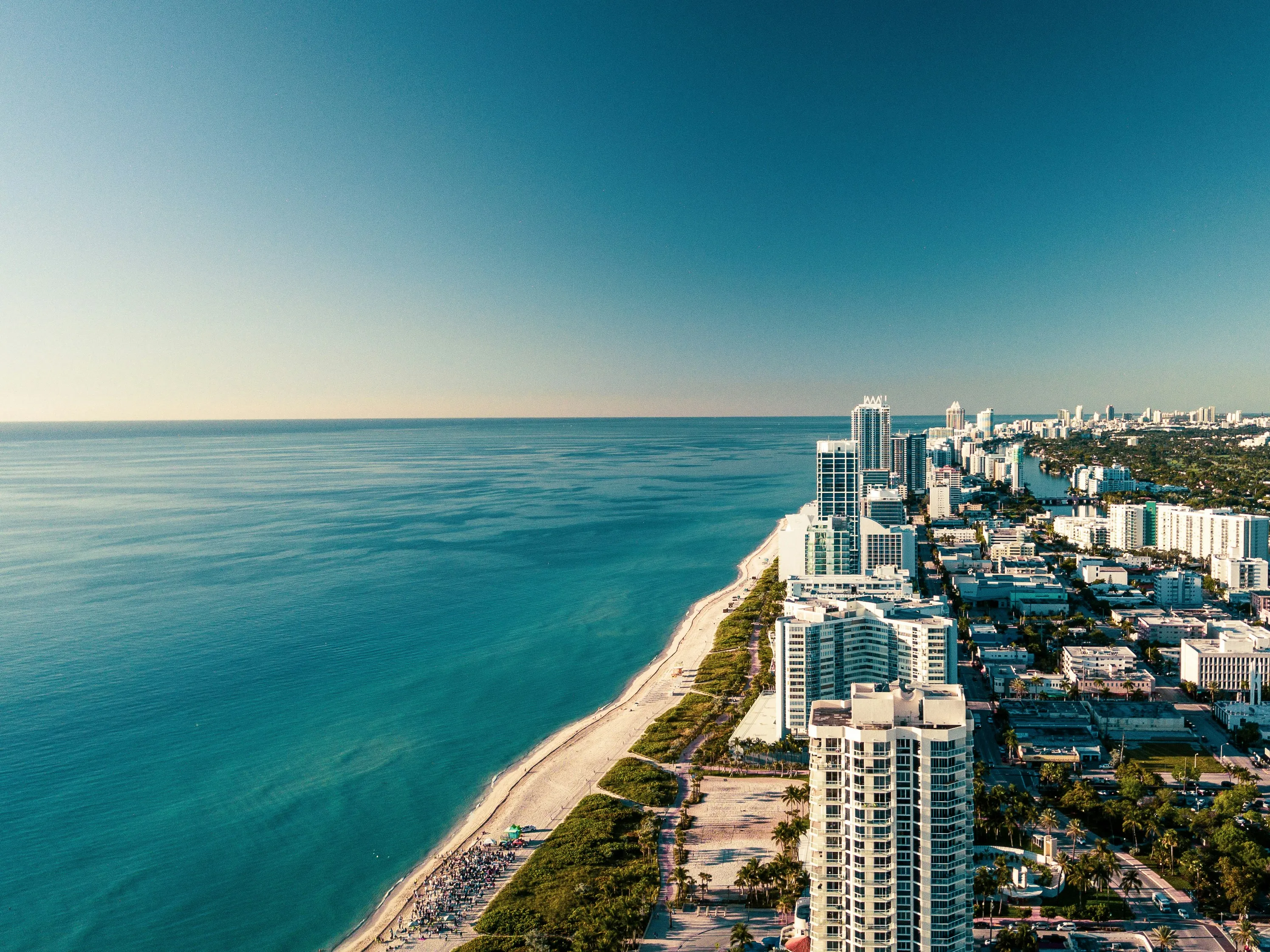 Miami skyline.