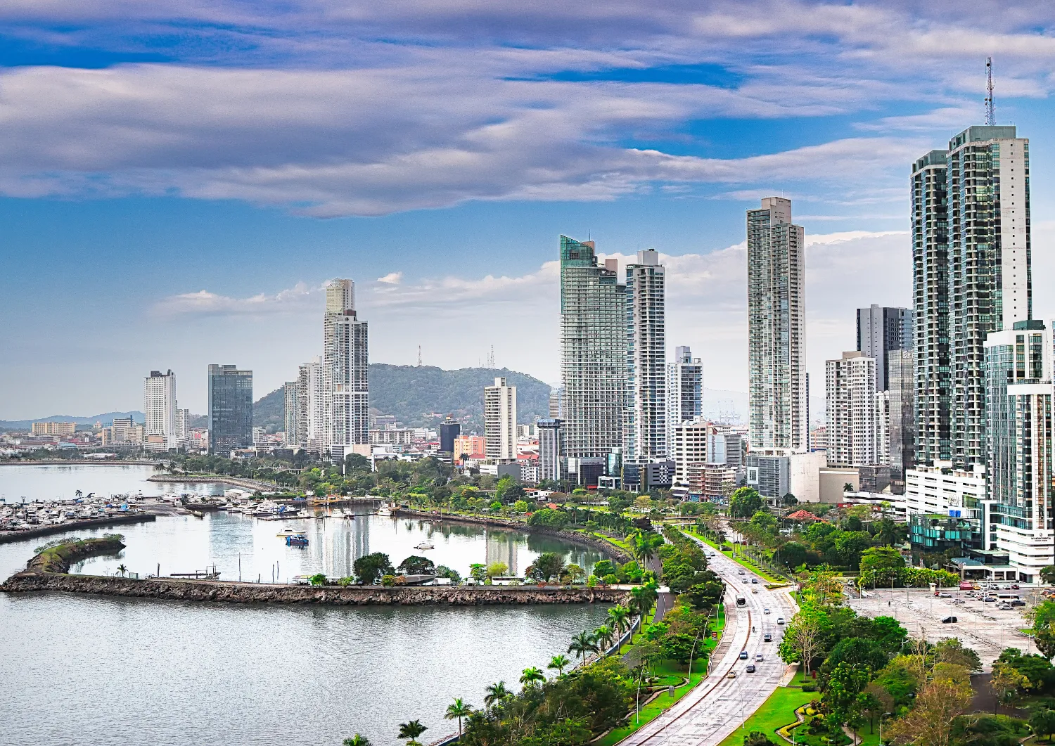 Panama City skyline.
