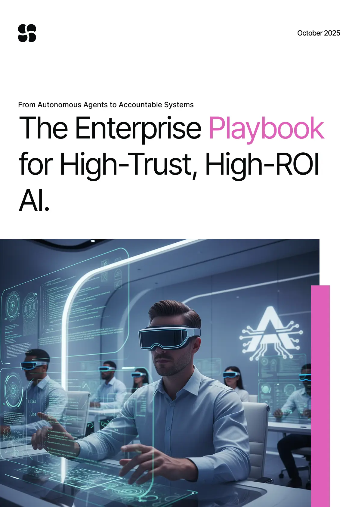 Access your complimentary copy of the Cohorte Agency playbook. Learn our proven frameworks for building high-ROI AI systems you can trust.