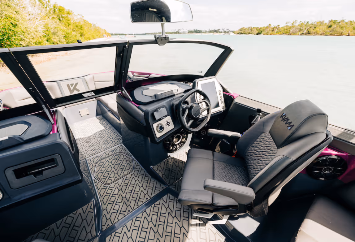 KYMA K7 Jet Boat Interior