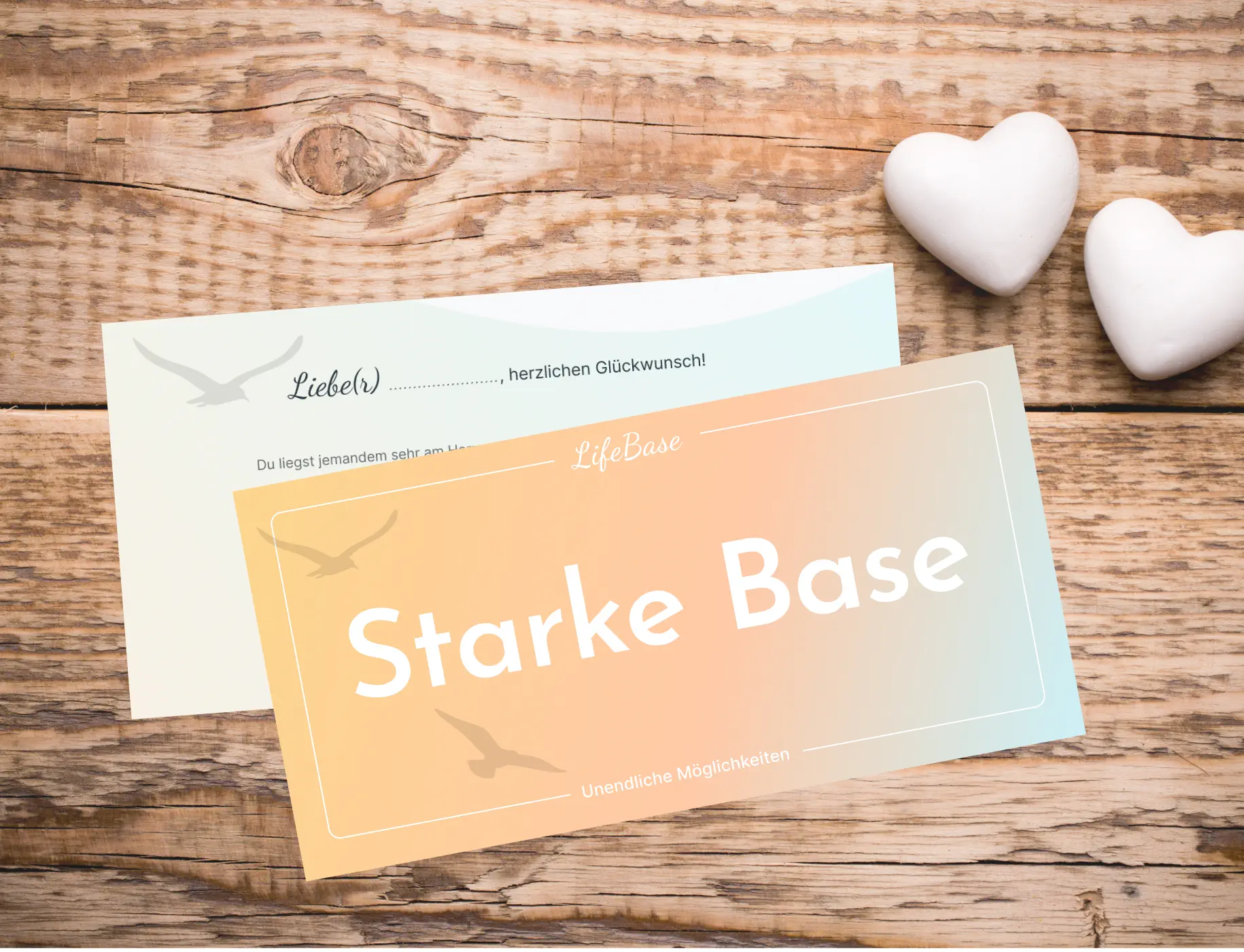 Geschenkgutschein für Coaching oder Auszeit-Angebote von LifeBase