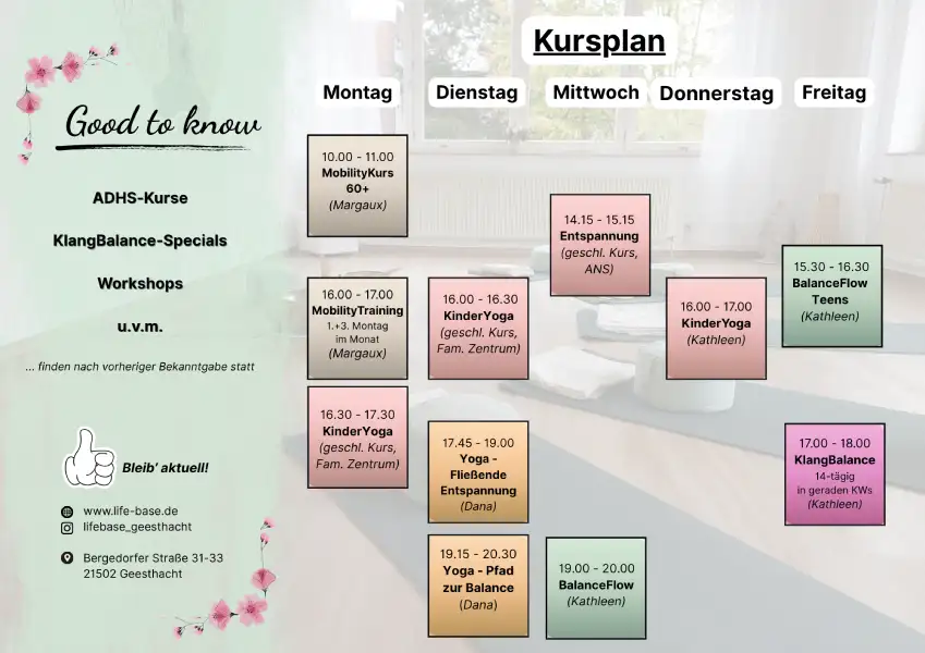 Life-Base-Wochenplan-Kurse