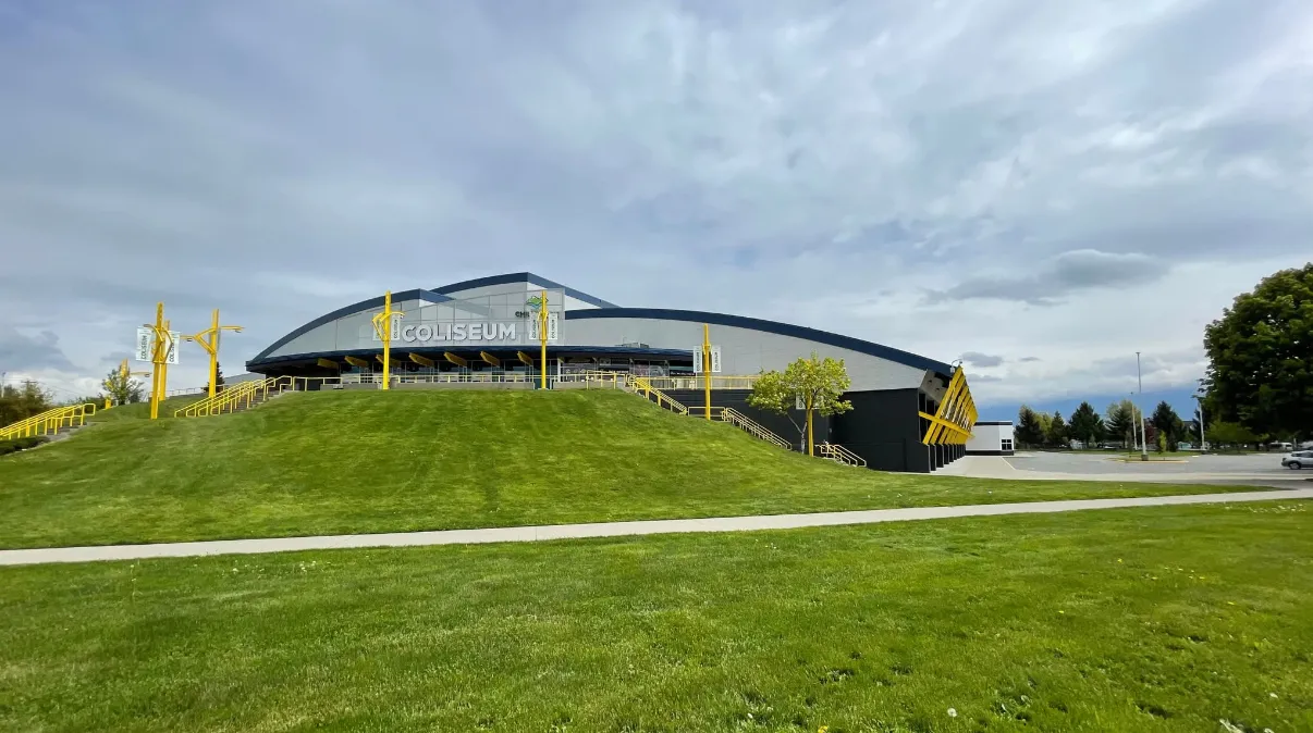 Scenic community park and lake views near new home listings and townhome rental units.