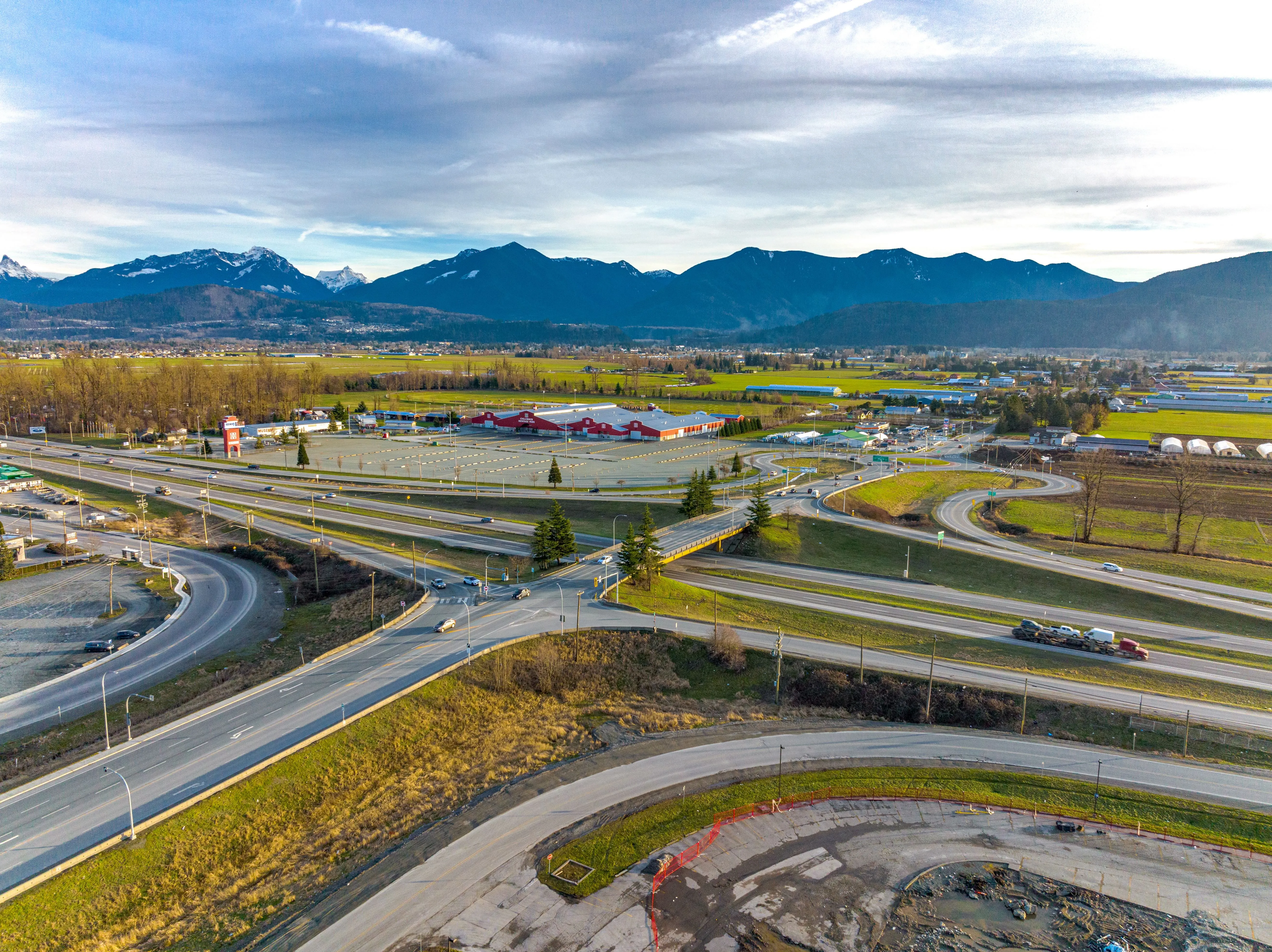 Convenient access to highway for commuters living in new home listings and townhome rental units.