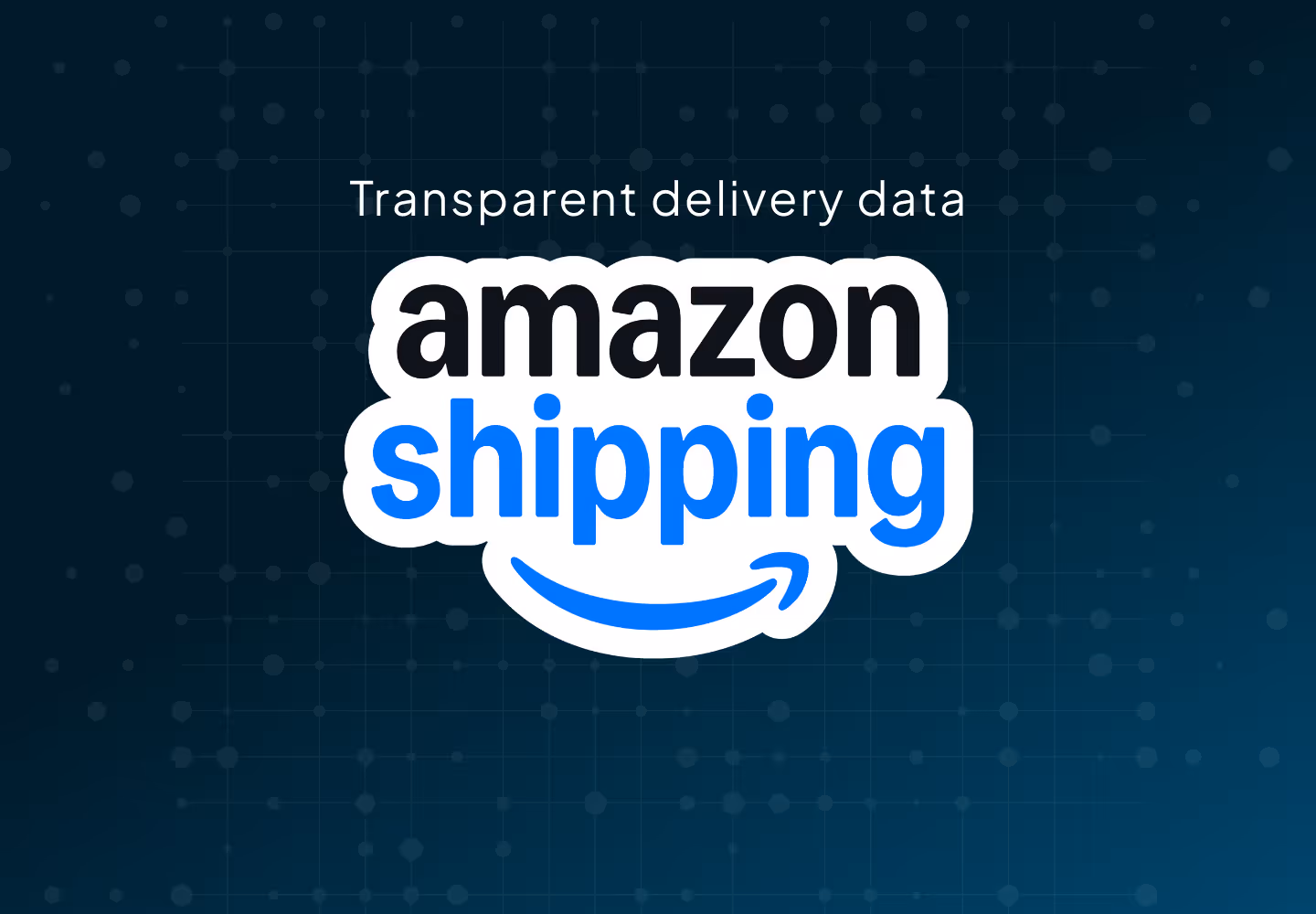 Amazon shipping transparent delivery data
