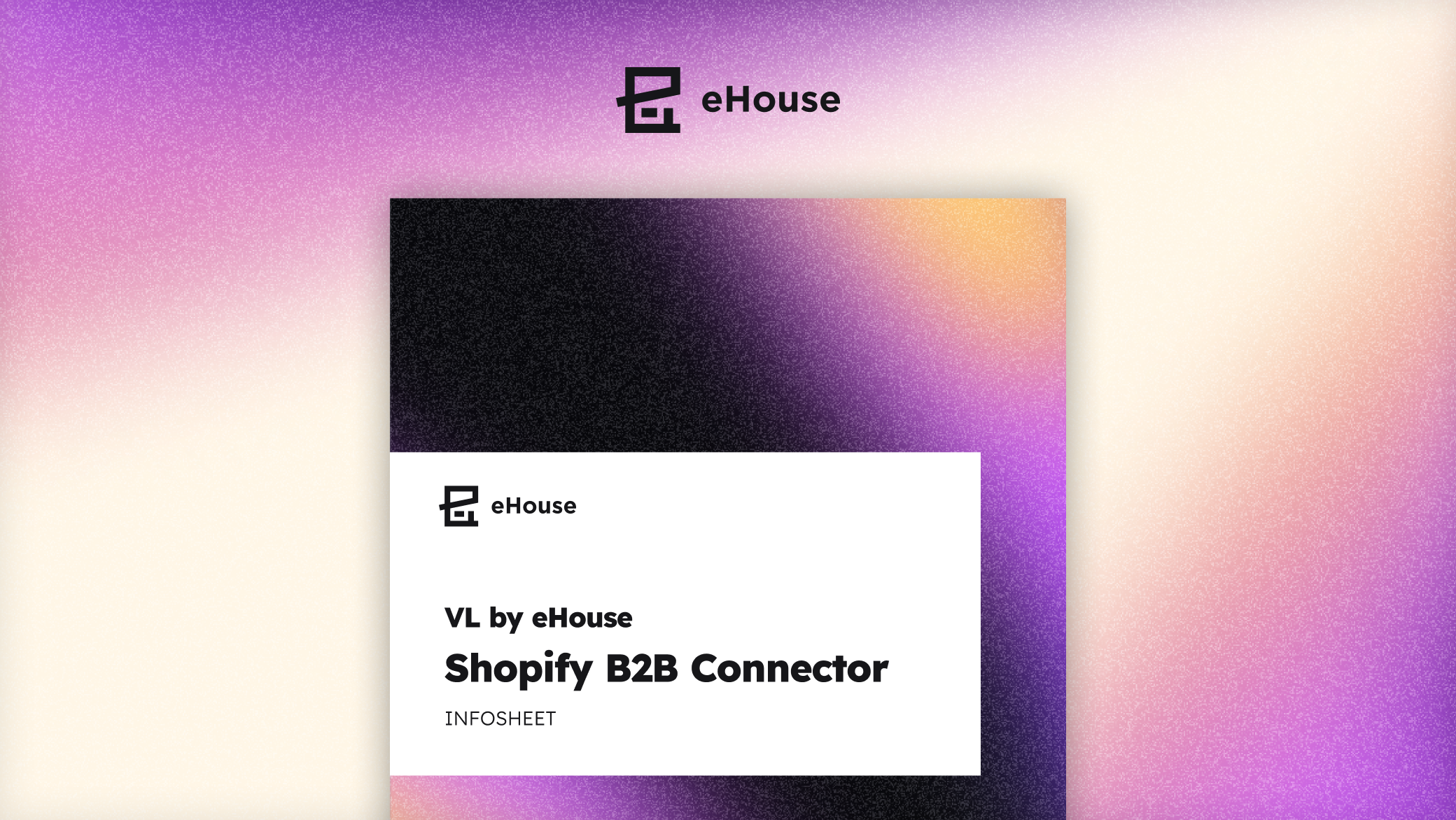 Cover image for the VL by eHouse | Shopify B2B Connector downloadable resource from eHouse Studio
