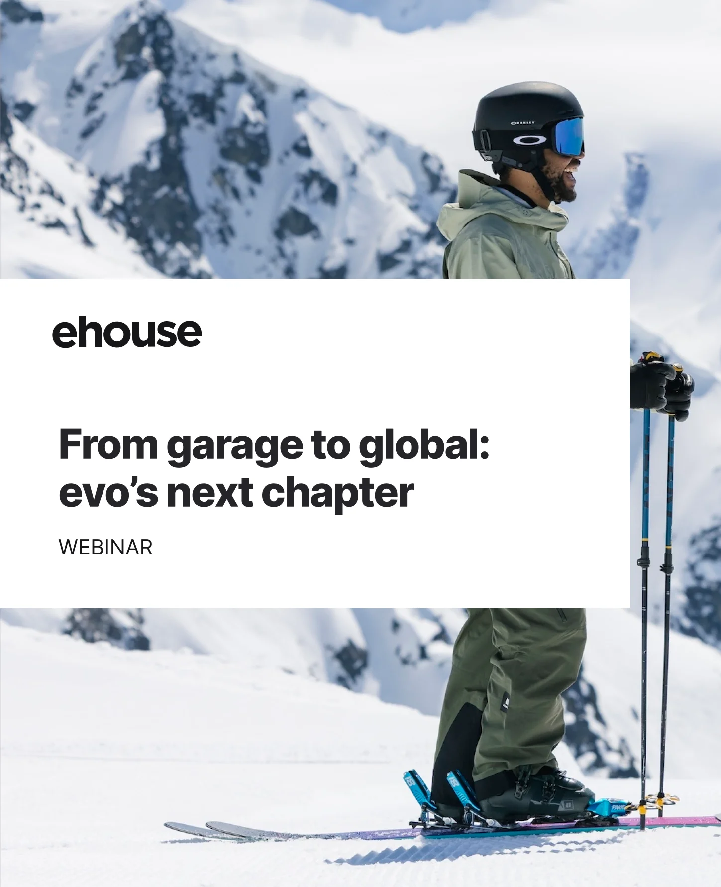 Cover image for the From garage to global: evo’s next chapter resource from eHouse Studio