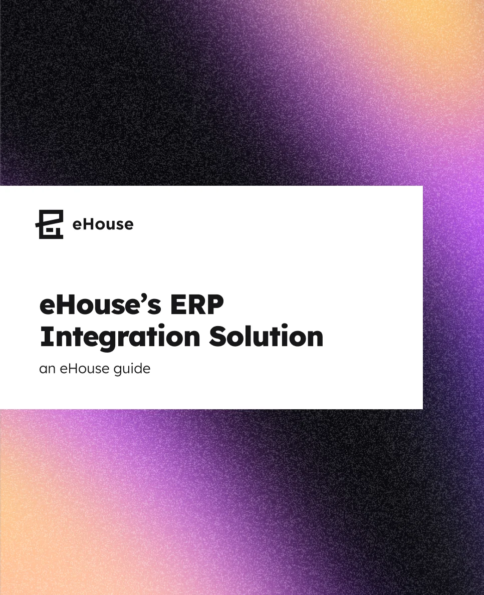 Cover image for the eHouse’s ERP Integration Solution resource from eHouse Studio