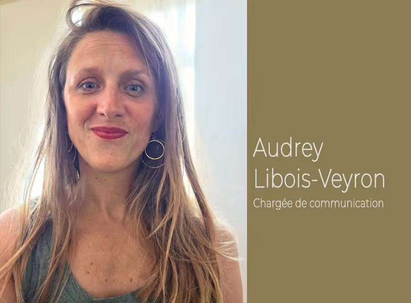 Audrey Libois-Veyron, chargée de communication