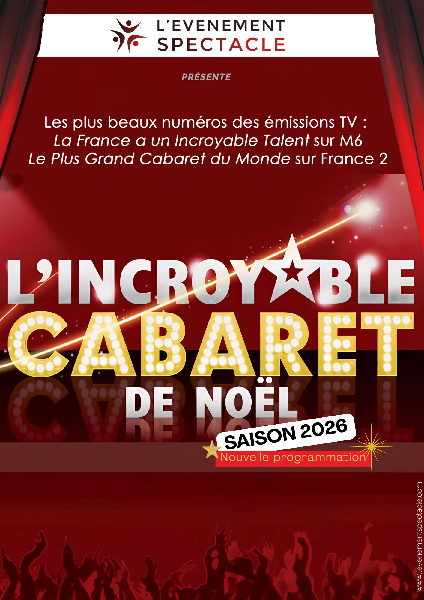 L'Incroyable Cabaret de Noël à la Mutualité : SAISON 2026, Nouveau Spectacle !