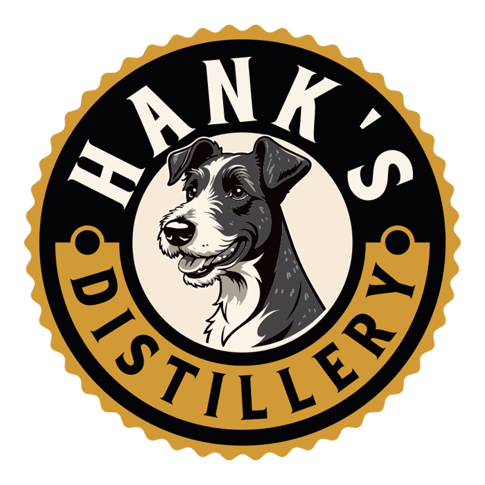 Hank's Distillery roundel logo