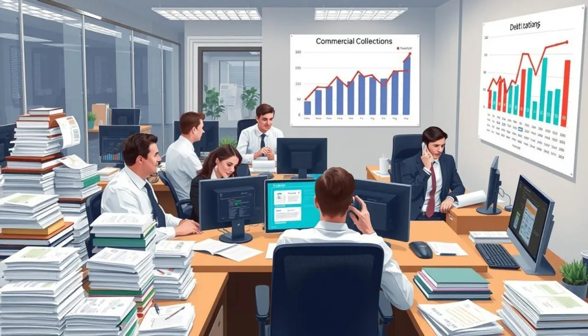 Commercial collections process