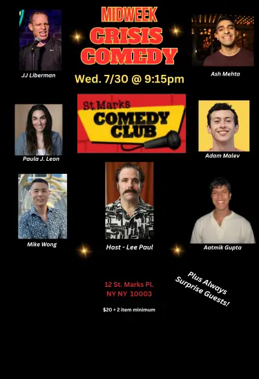 MIDWEEK CRISIS COMEDY SHOW