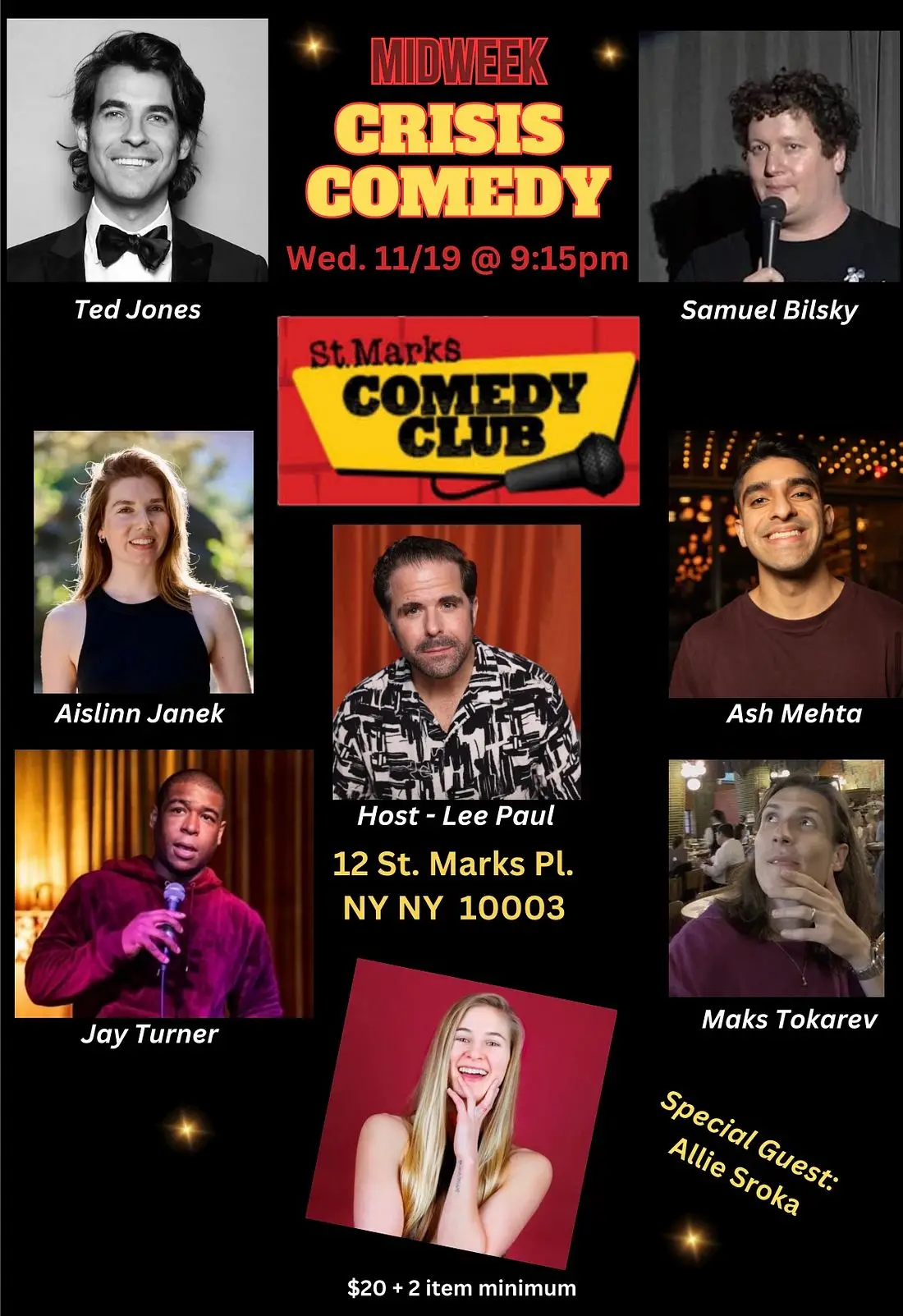 MIDWEEK CRISIS COMEDY SHOW