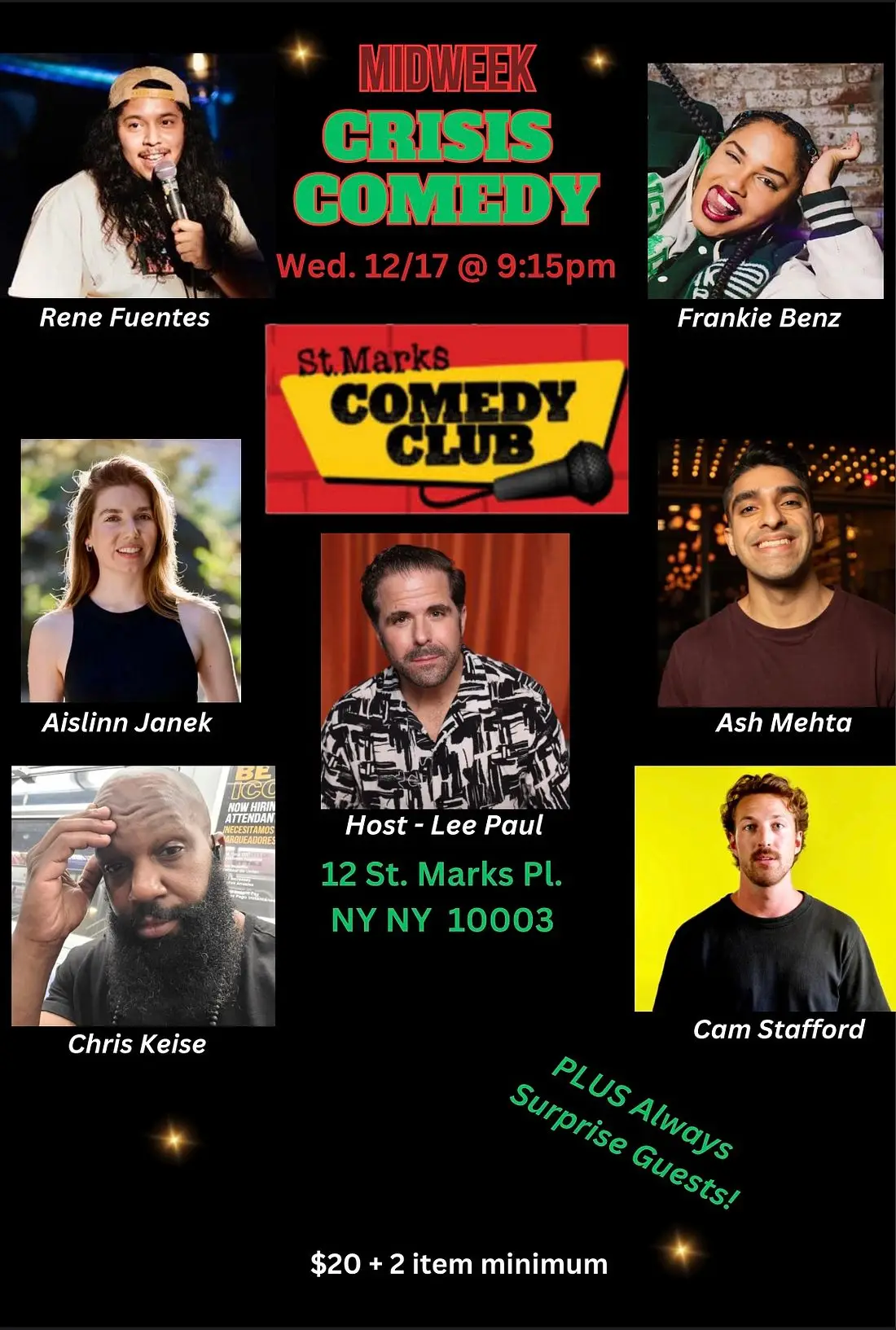 MIDWEEK CRISIS COMEDY SHOW