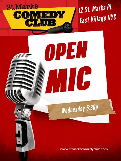 WEDNESDAY 5:30PM OPEN MIC
