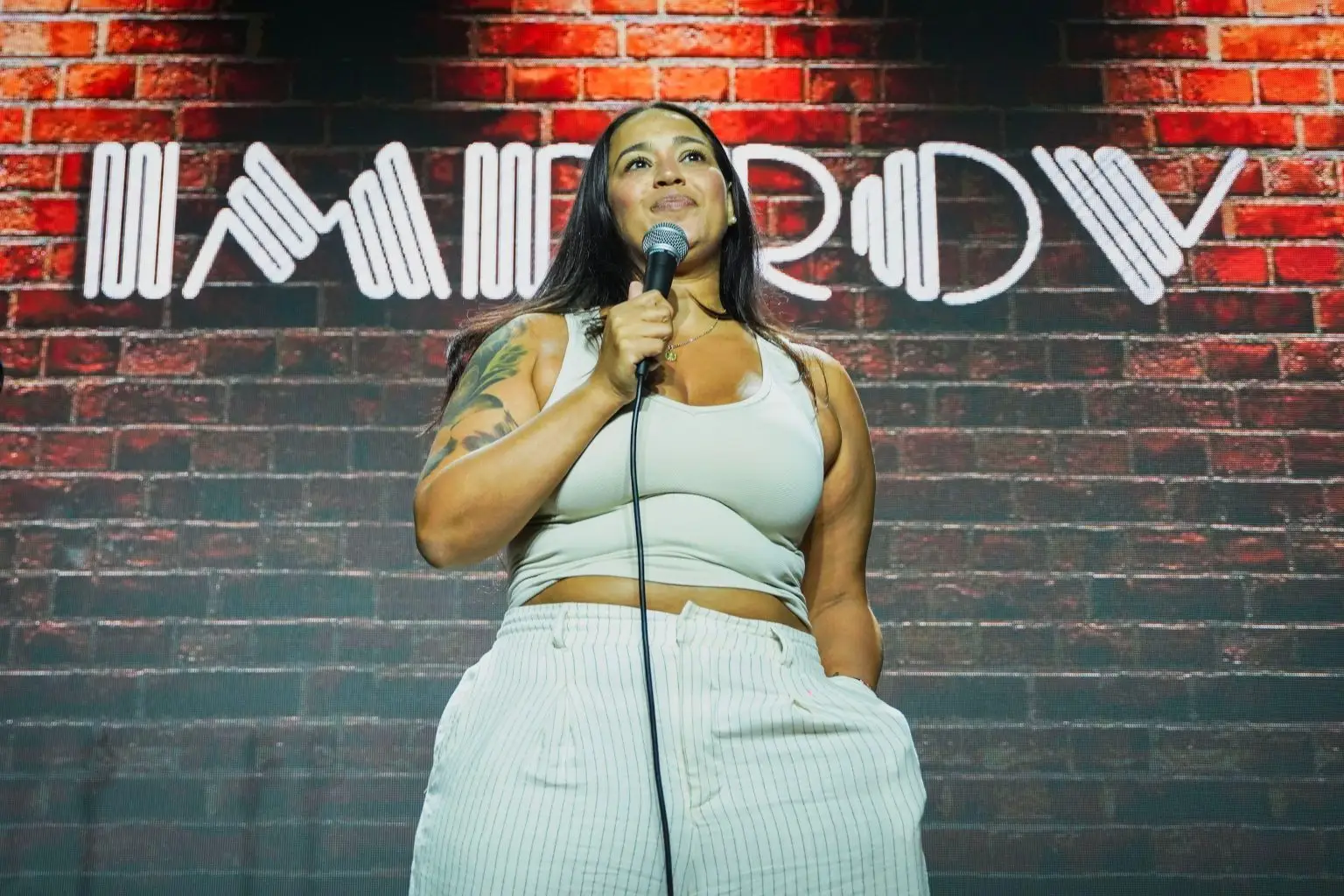 DINA CRUZ (Miami's Funniest), ALEXIS CARABANO (MAXHBO), MACY KWOK (NYComedy FEST), DANNY CARABANO (PRIME)