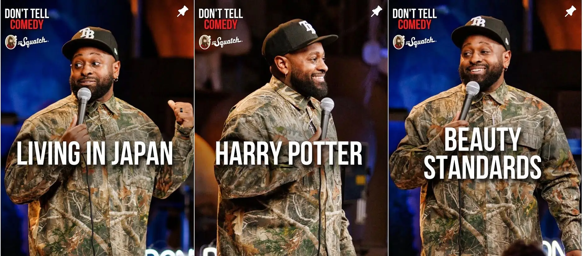 Jared Waters (DONT TELL COMEDY), Subhah Argawal (COMICS UNLEASHED), Rebecca Joey Schwab (CHICAGOs FUNNIEST) Alexis Carabano (MAXHBO)