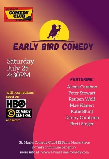 Early Bird Comedy Show