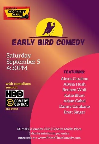 Early Bird Comedy Show