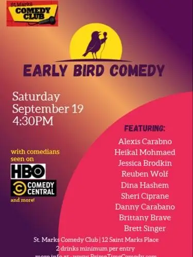 Early Bird Comedy Show