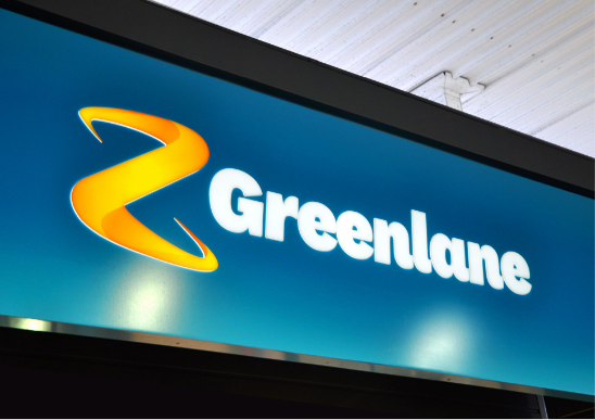 Z Greenlane signage