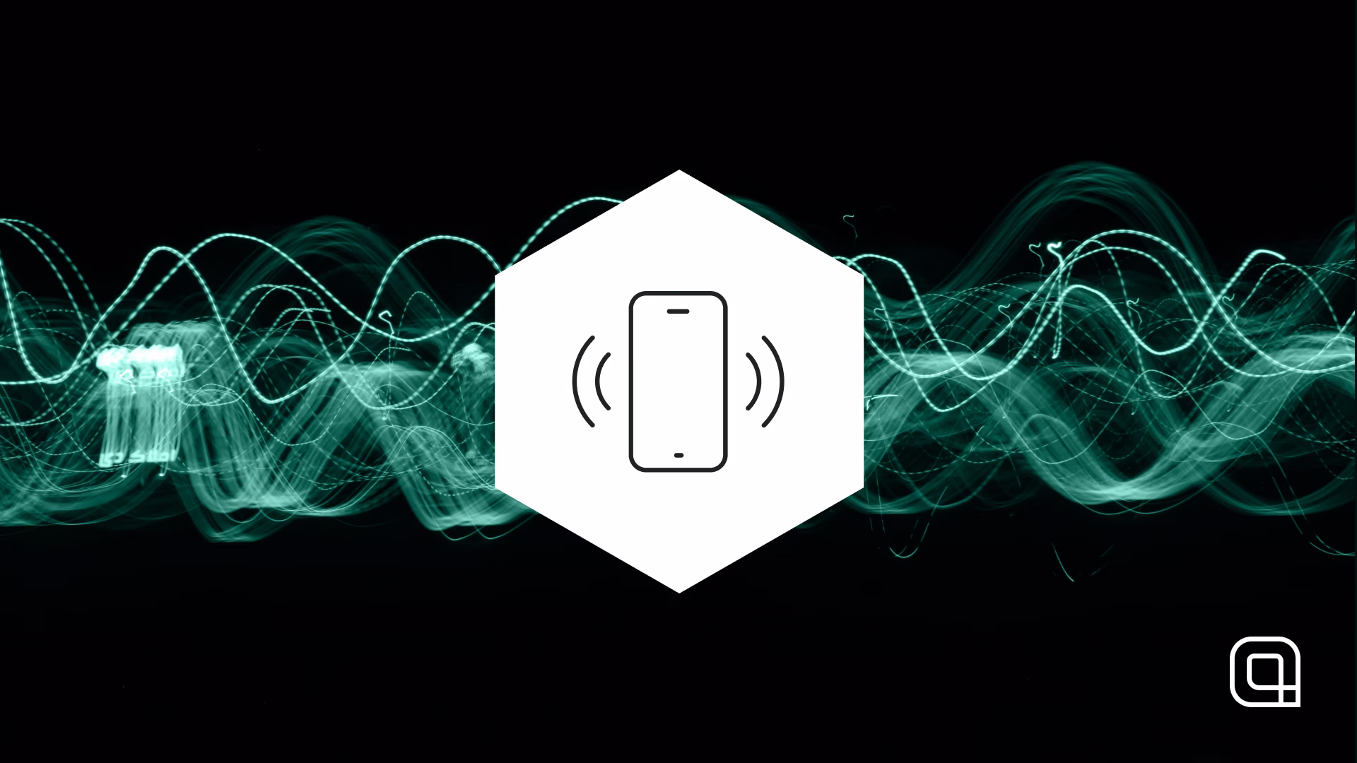 An icon of a phone call in front of voice waves to signify an AI voice clone