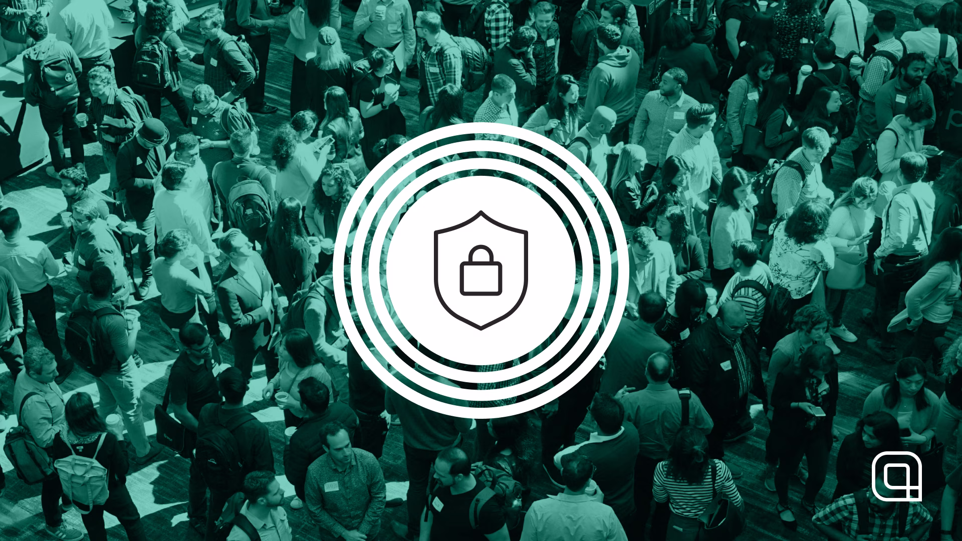 A lock icon in a shield to signify phishing training's ability to reduce data breach risk