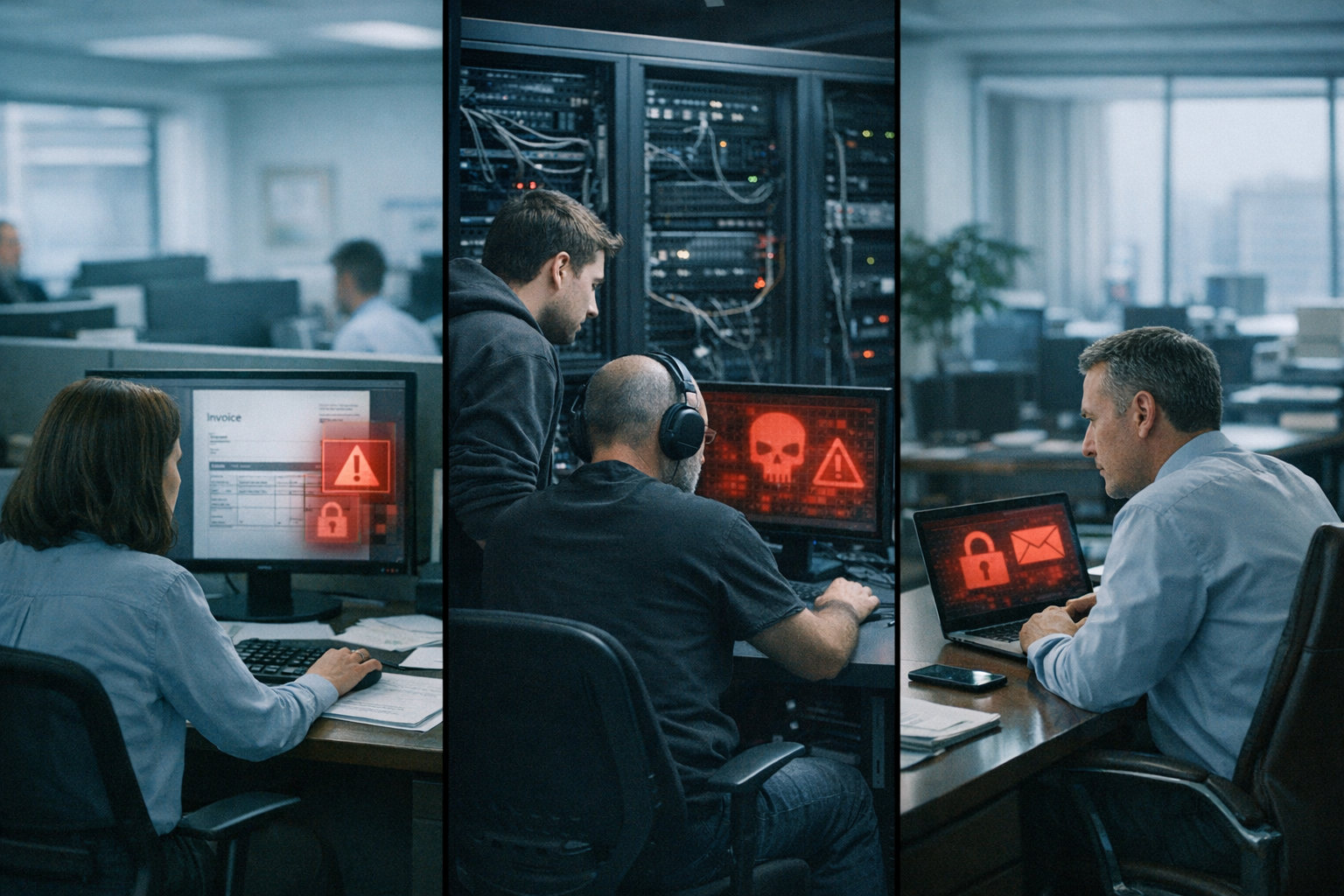 Employees in different departments face vastly different cyberattack threats