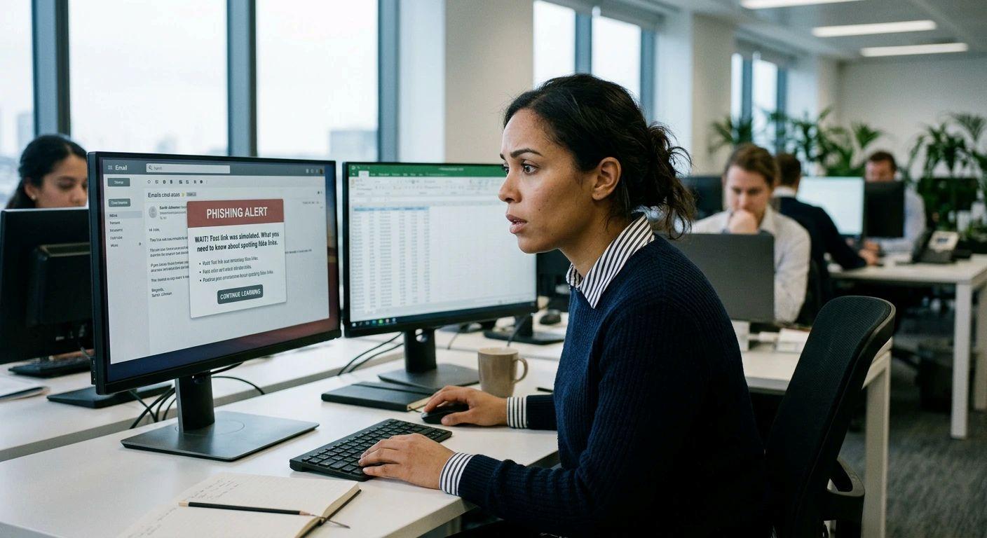 Annual security awareness training might leave knowledge gaps of the most current threats that might lead to breaches.
