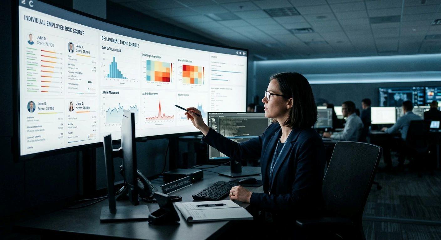 Human risk scoring provides security teams with a clear picture of which colleagues might represent the largest risk.