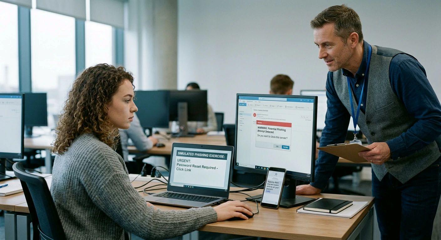 Phishing simulations across multiple channels provide employees with the knowledge and instincts to spot scams.