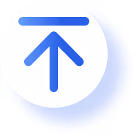 Blue upward arrow icon symbolizing improved compliance confidence and informed decision-making.