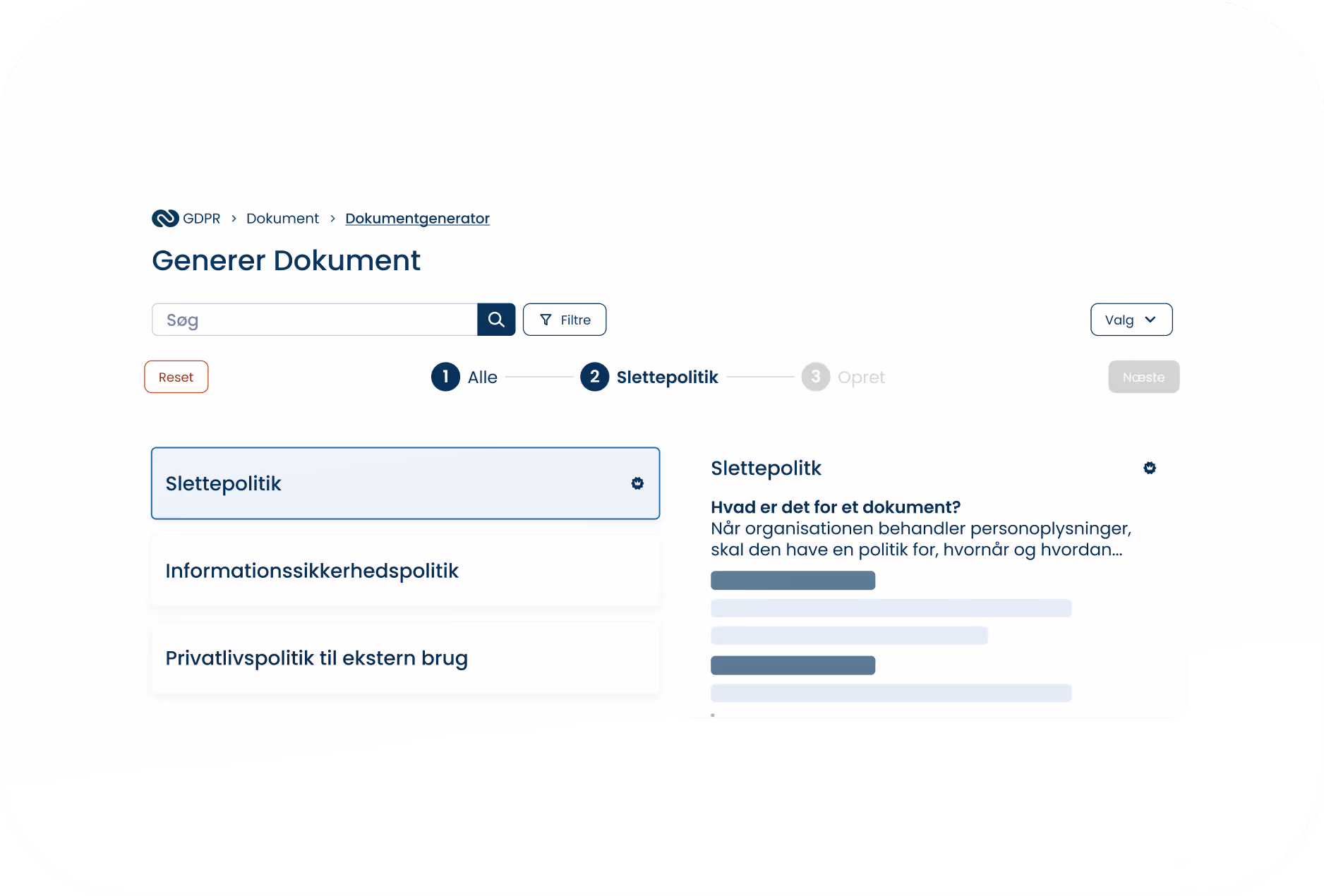 ComplyCloud’s vendor audit dashboard showing guided compliance assessment steps.